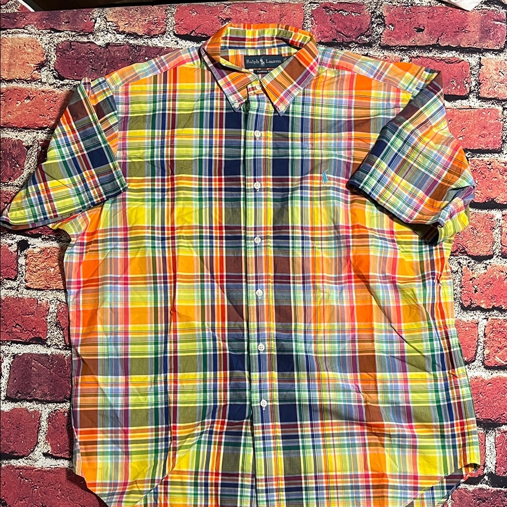 Ralph Lauren Multicolor Plaid Men's Shirt